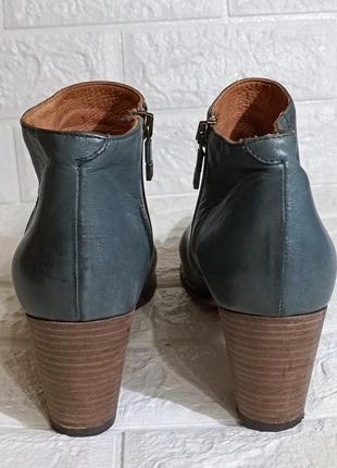 Итальянские кожаные ботинки от бренда alberto размер 39,57 фото