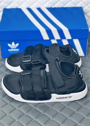 Adidas adilette сандалии мужские черные на липучках босоножки адидас адилет2 фото