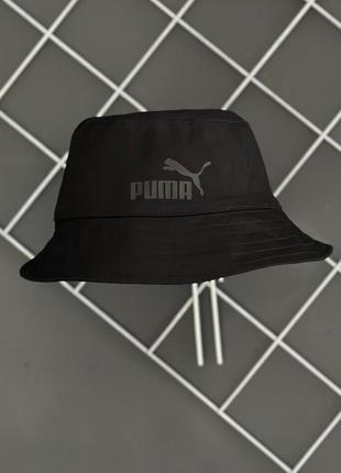 Чёрная панама puma унисекс чорна унісекс панама puma пума1 фото