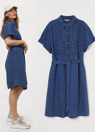 Стильное платье h&m из лиоцеля 50-52 -54