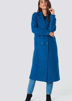 Тёплое двубортное пальто макси в стиле zara mango dutti3 фото