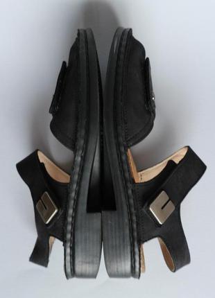 Finn comfort оригинальные брендовые ортопедические кожаные сандалии жанкие кожаные сандалии4 фото