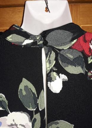 Брендовая новая стильная блуза с цветами р.16 от papaya matalan7 фото