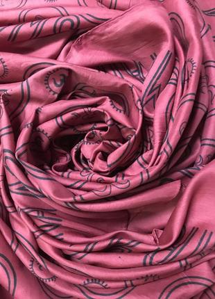 Индия. большой палантин-парео из матового шелка