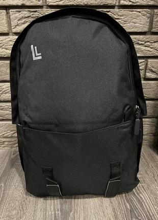 Городской рюкзак спортивный черный black compact