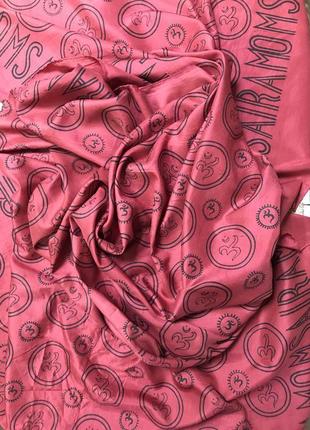 Индия. большой палантин-парео из матового шелка