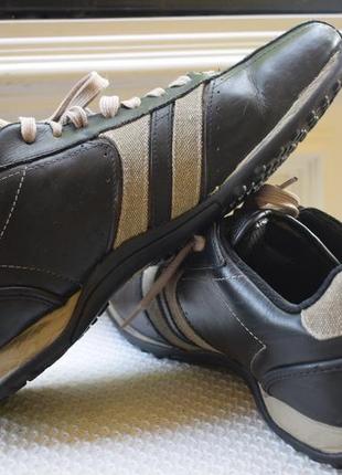 Кожаные туфли мокасины сникерсы лоферы слипоны skechers р. 452 фото
