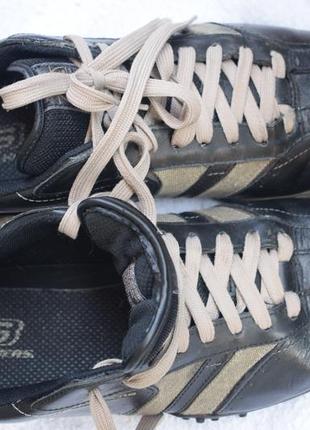 Кожаные туфли мокасины сникерсы лоферы слипоны skechers р. 453 фото