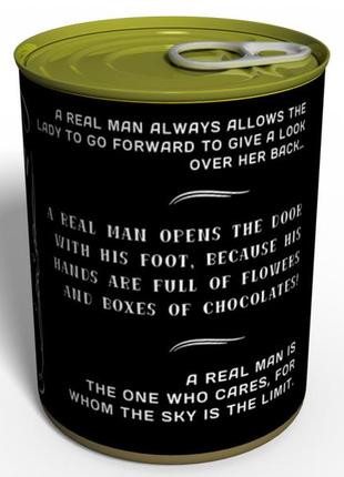Canned socks the real man - gift for man - gift idea for man