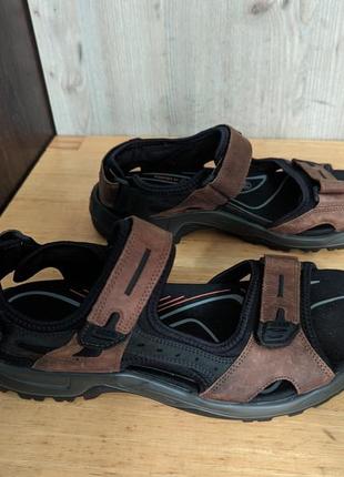 Ecco receptor - кожаные босоножки сандалии 3