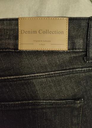 Черные джинсовые шорты с бахромой esmara, l,xl размер4 фото