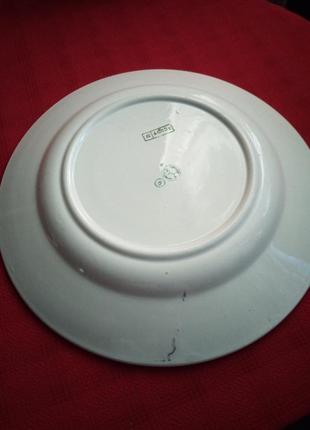 Большая тарелка-фаянс винтаж 1967г2 фото