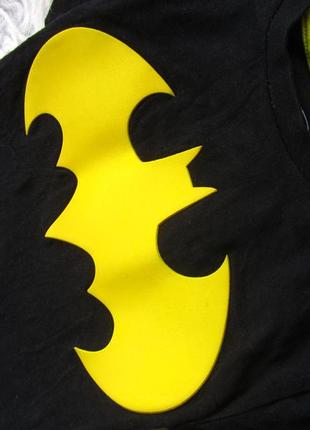 Черная хлопковая футболка бетмен batman dc comics next5 фото