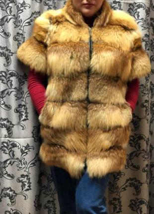 Меховая желетка