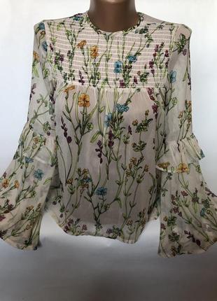 Шикарна шифонова блуза