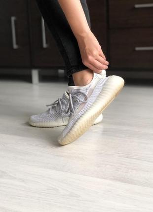 Кроссовки  adidas yeezy 350 full reflective (весна/лето/осень)2 фото