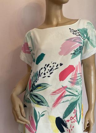 Комбінована італійська блузка свобідного фасону/xl/ brend roman