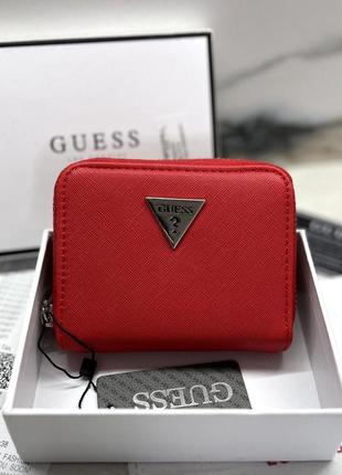 Женский маленький кошелек guess (1211-1) red