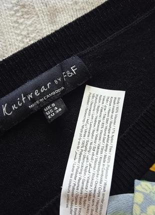 Гарнезний джемпер з квітами 2