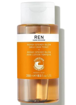 Тонік для обличчя ren radiance ready steady glow daily aha tonic, 250 мл