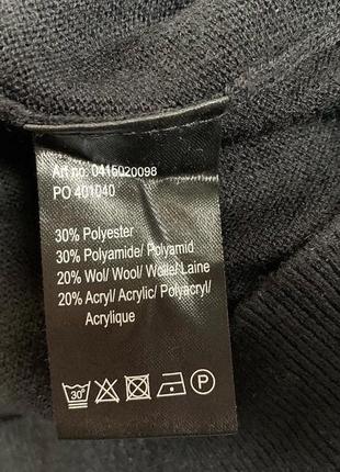Кофта джемпер гольф блуза размер м, тонкая, 20% шерсти с бисером!9 фото
