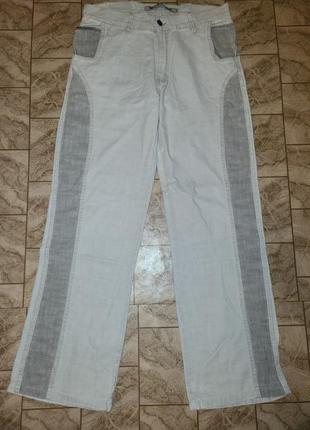 Штани літні світло-біжеві турция