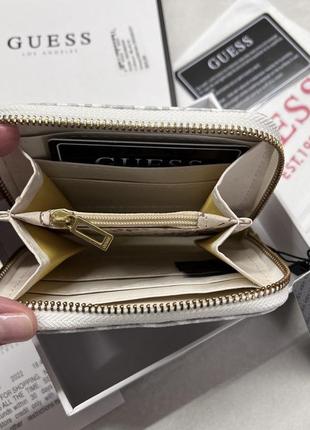 Женский маленький кошелек guess (7594-1) white