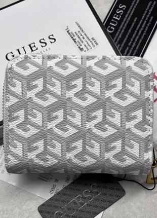 Женский маленький кошелек guess (7594-1) white