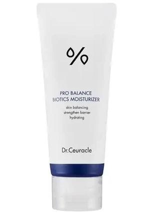 Зволожуючий та відновлюючий крем dr. ceuracle pro balance biotics moisturizer зі слабокислим рівнем ph, підтримує оптимальний ріве