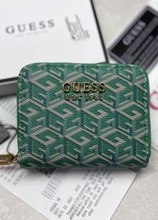 Жіночий маленький гаманець guess (7594-1) green