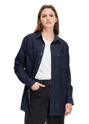 Рубашка от levi's levis левайс levi's levi's levi's women's hasina cotton tunic