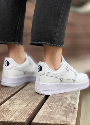 Кроссовки nike air force 1 женские найк аир форс 1 кожа nike air max кожаные кроссовки найк аир форс белые кожа5 фото