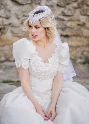 Винтажное свадебное платье6 фото