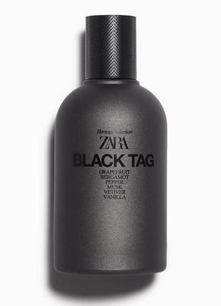 Парфумована вода для чоловіків zara black tag  100 ml.