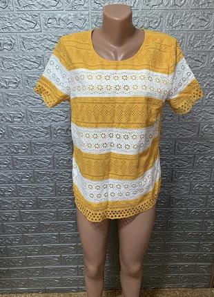 Блуза блузка футболка из прошвы