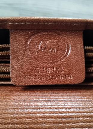 Шикарний шкіряний гаманець taurus6 фото