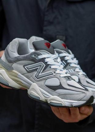 Женские кроссовки new balance 9060 grey white 37-40-41