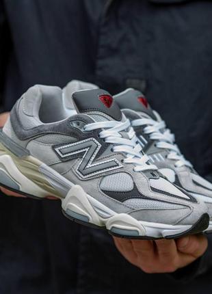 Женские кроссовки new balance 9060 grey white 41