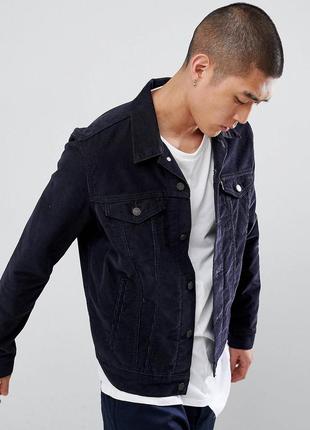 Джинсова вельветова levi's cord trucker jacket common