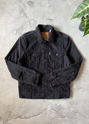 Джинсова вельветова levi's cord trucker jacket common2 фото