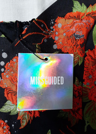 Новий комбінезон missguided чорний з маками3 фото