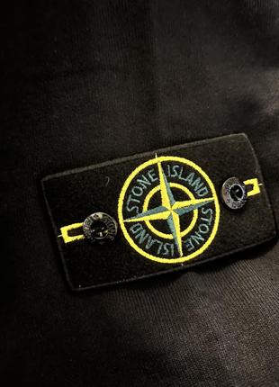 Толстовка черная stone island2 фото