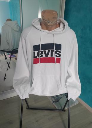 Худи, котон, levi's, оверсайз