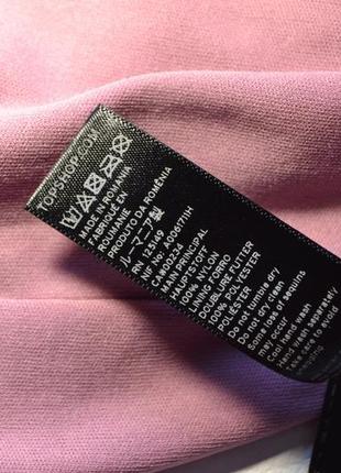 Трендовая розовая юбка в пайетках миди7 фото