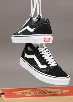 Кеды vans old skool black white