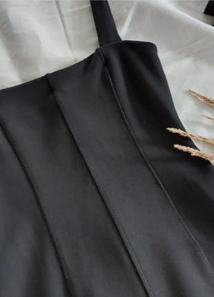 Элегантное черное платье футляр3 фото