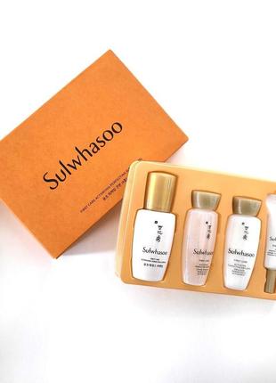 Набор люксовых увлажняющих миниатюр sulwhasoo essential perfecting kit, 423s