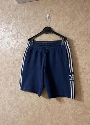 Шорты adidas originals lockup shorts navy2 фото
