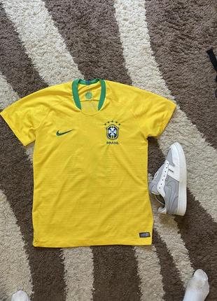 Мужская крутая оригинальная футболка футболка футбольная nike nj jordan brazil anydri fit tee dry