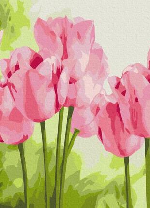 Картина за номерами ніжні тюльпани